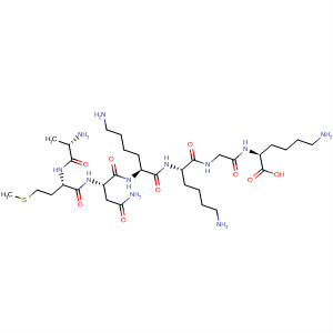 499994-95-5  L-Lysine, L-alanyl-L-methionyl-L-asparaginyl-L-lysyl-L-lysylglycyl-