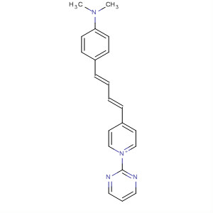 499995-13-0  Pyridinium,4-[(1E,3E)-4-[4-(dimethylamino)phenyl]-1,3-butadienyl]-1-(2-pyrimidinyl)-