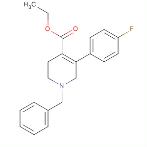 497843-23-9  4-Pyridinecarboxylic acid,3-(4-fluorophenyl)-1,2,5,6-tetrahydro-1-(phenylmethyl)-, ethyl ester