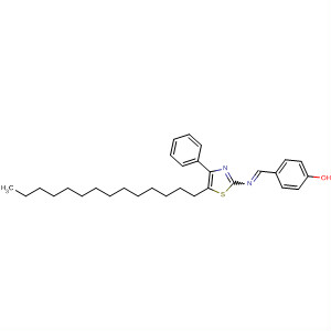 497858-90-9  Phenol, 4-[[(4-phenyl-5-tetradecyl-2-thiazolyl)imino]methyl]-