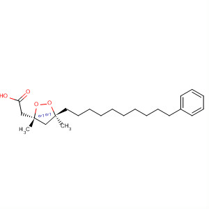 497859-71-9  1,2-Dioxolane-3-acetic acid, 3,5-dimethyl-5-(10-phenyldecyl)-,(3R,5S)-rel-