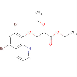 497860-09-0  Propanoic acid, 3-[(5,7-dibromo-8-quinolinyl)oxy]-2-ethoxy-, ethyl ester