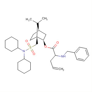 497861-41-3  4-Pentenoic acid, 2-[(phenylmethyl)amino]-,(1S,2R,4R)-1-[[(dicyclohexylamino)sulfonyl]methyl]-7,7-dimethylbicyclo[2.2.1]hept-2-yl ester