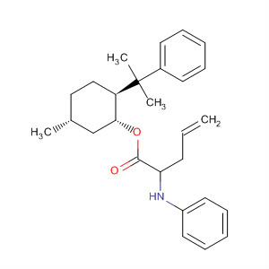 497861-43-5  4-Pentenoic acid, 2-(phenylamino)-,(1R,2S,5R)-5-methyl-2-(1-methyl-1-phenylethyl)cyclohexyl ester, (2S)-