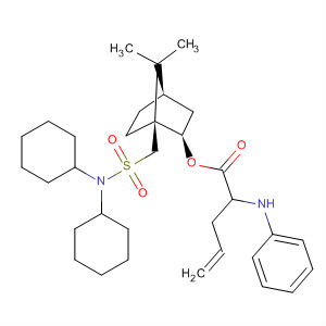 497861-44-6  4-Pentenoic acid, 2-(phenylamino)-,(1S,2R,4R)-1-[[(dicyclohexylamino)sulfonyl]methyl]-7,7-dimethylbicyclo[2.2.1]hept-2-yl ester
