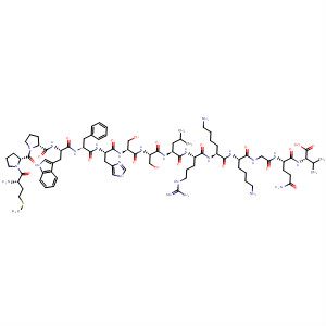 497869-83-7  L-Valine,L-methionyl-L-prolyl-L-prolyl-L-tryptophyl-L-phenylalanyl-L-histidyl-L-seryl-L-seryl-L-leucyl-L-arginyl-L-lysyl-L-lysylglycyl-L-glutaminyl-