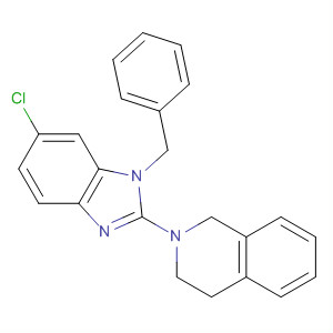 497870-12-9  Isoquinoline,2-[6-chloro-1-(phenylmethyl)-1H-benzimidazol-2-yl]-1,2,3,4-tetrahydro-