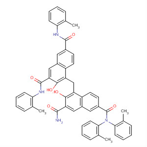 497871-26-8  2,7-Naphthalenedicarboxamide,4,4'-methylenebis[3-hydroxy-N,N'-bis(2-methylphenyl)-