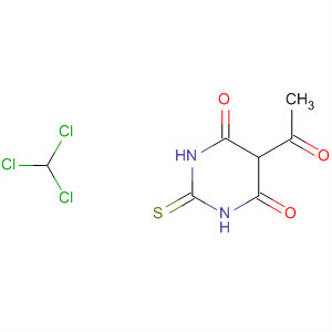 497876-80-9  4,6(1H,5H)-Pyrimidinedione, 5-acetyldihydro-2-thioxo-, compd. withtrichloromethane (1:1)
