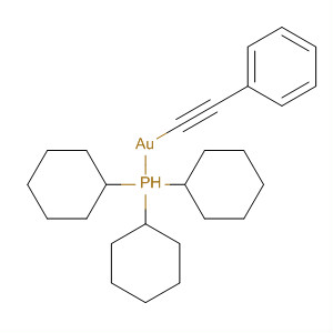 49788-63-8  Gold, (phenylethynyl)(tricyclohexylphosphine)-