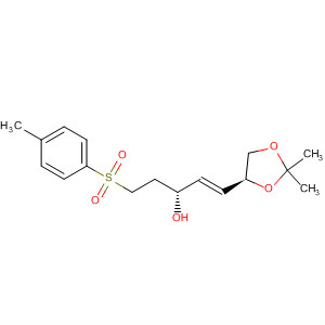 497882-25-4  1-Penten-3-ol,1-[(4S)-2,2-dimethyl-1,3-dioxolan-4-yl]-5-[(4-methylphenyl)sulfonyl]-,(1E,3R)-