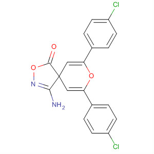 497883-87-1  2,8-Dioxa-3-azaspiro[4.5]deca-3,6,9-trien-1-one,4-amino-7,9-bis(4-chlorophenyl)-