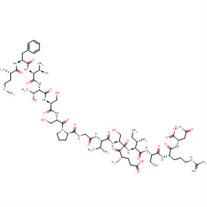 497914-01-9  L-Asparagine,L-methionyl-L-phenylalanyl-L-threonyl-L-threonyl-L-seryl-L-seryl-L-prolylglycyl-L-valyl-L-a-glutamyl-L-seryl-L-isoleucyl-L-seryl-L-arginyl-