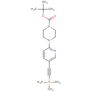 497915-47-6  1-Piperazinecarboxylic acid, 4-[5-[(trimethylsilyl)ethynyl]-2-pyridinyl]-,1,1-dimethylethyl ester