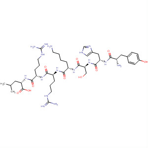 497915-99-8  L-Leucine, L-tyrosyl-L-histidyl-L-seryl-L-lysyl-L-arginyl-L-arginyl-