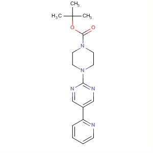 497923-78-1  1-Piperazinecarboxylic acid, 4-[5-(2-pyridinyl)-2-pyrimidinyl]-,1,1-dimethylethyl ester