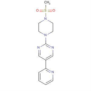 497923-79-2  Piperazine, 1-(methylsulfonyl)-4-[5-(2-pyridinyl)-2-pyrimidinyl]-