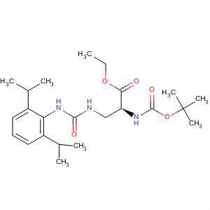 497933-83-2  L-Alanine,3-[[[[2,6-bis(1-methylethyl)phenyl]amino]carbonyl]amino]-N-[(1,1-dimethylethoxy)carbonyl]-, ethyl ester