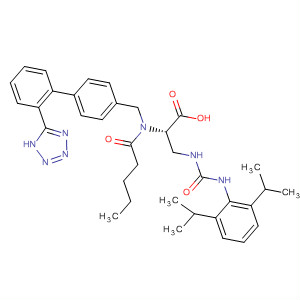 497933-86-5  L-Alanine,3-[[[[2,6-bis(1-methylethyl)phenyl]amino]carbonyl]amino]-N-(1-oxopentyl)-N-[[2'-(1H-tetrazol-5-yl)[1,1'-biphenyl]-4-yl]methyl]-