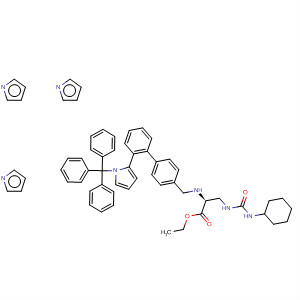 497933-92-3  L-Alanine,3-[[(cyclohexylamino)carbonyl]amino]-N-[[2'-[1-(triphenylmethyl)-1H-tetrazol-5-yl][1,1'-biphenyl]-4-yl]methyl]-, ethyl ester