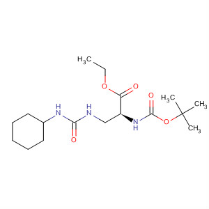 497933-93-4  L-Alanine,3-[[(cyclohexylamino)carbonyl]amino]-N-[(1,1-dimethylethoxy)carbonyl]-,ethyl ester