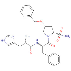 497936-21-7  L-Prolinamide, L-histidyl-D-phenylalanyl-4-(phenylmethoxy)-, (4R)-