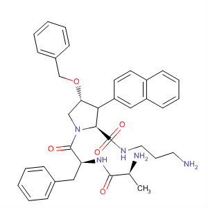 497936-27-3  L-Prolinamide,3-(2-naphthalenyl)-D-alanyl-D-phenylalanyl-N-(3-aminopropyl)-4-(phenylmethoxy)-, (4R)-