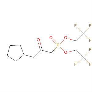 497938-31-5  Phosphonic acid, (3-cyclopentyl-2-oxopropyl)-, bis(2,2,2-trifluoroethyl)ester