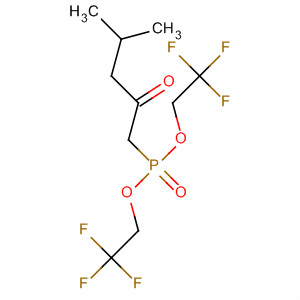 497938-36-0  Phosphonic acid, (4-methyl-2-oxopentyl)-, bis(2,2,2-trifluoroethyl) ester