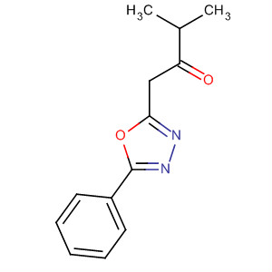 497946-84-6  2-Butanone, 3-methyl-1-(5-phenyl-1,3,4-oxadiazol-2-yl)-