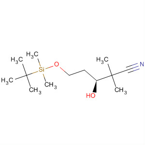 497953-36-3  Pentanenitrile,5-[[(1,1-dimethylethyl)dimethylsilyl]oxy]-3-hydroxy-2,2-dimethyl-, (3S)-
