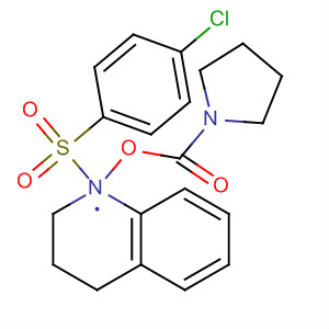 497958-87-9  1-Pyrrolidinecarboxylic acid,1-[(4-chlorophenyl)sulfonyl]-1,2,3,4-tetrahydro-3-quinolinyl ester