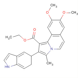 497961-59-8  Pyrrolo[2,1-a]isoquinoline-1-carboxylic acid,5,6-dihydro-2-(1H-indol-5-yl)-8,9-dimethoxy-3-methyl-, ethyl ester
