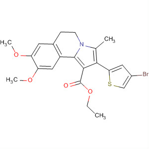 497961-71-4  Pyrrolo[2,1-a]isoquinoline-1-carboxylic acid,2-(4-bromo-2-thienyl)-5,6-dihydro-8,9-dimethoxy-3-methyl-, ethyl ester