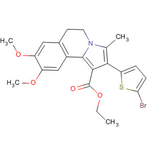 497961-82-7  Pyrrolo[2,1-a]isoquinoline-1-carboxylic acid,2-(5-bromo-2-thienyl)-5,6-dihydro-8,9-dimethoxy-3-methyl-, ethyl ester