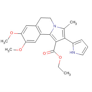497962-01-3  Pyrrolo[2,1-a]isoquinoline-1-carboxylic acid,5,6-dihydro-8,9-dimethoxy-3-methyl-2-(1H-pyrrol-2-yl)-, ethyl ester