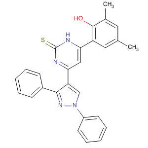 497962-97-7  2(1H)-Pyrimidinethione,4-(1,3-diphenyl-1H-pyrazol-4-yl)-6-(2-hydroxy-3,5-dimethylphenyl)-