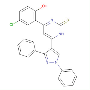 497963-01-6  2(1H)-Pyrimidinethione,4-(5-chloro-2-hydroxyphenyl)-6-(1,3-diphenyl-1H-pyrazol-4-yl)-