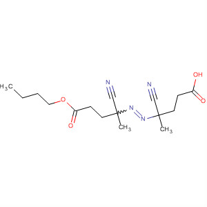 498210-05-2  Pentanoic acid, 4-[(3-carboxy-1-cyano-1-methylpropyl)azo]-4-cyano-,1-butyl ester