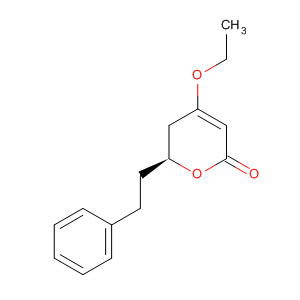498532-00-6  2H-Pyran-2-one, 4-ethoxy-5,6-dihydro-6-(2-phenylethyl)-, (6S)-