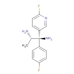 498538-92-4  1,2-Propanediamine, 1-(4-fluorophenyl)-1-(6-fluoro-3-pyridinyl)-,(1R,2S)-