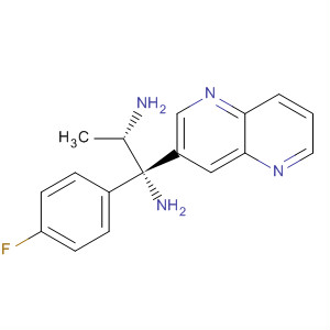498538-96-8  1,2-Propanediamine, 1-(4-fluorophenyl)-1-(1,5-naphthyridin-3-yl)-,(1S,2S)-