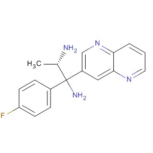498538-99-1  1,2-Propanediamine, 1-(4-fluorophenyl)-1-(1,5-naphthyridin-3-yl)-, (2S)-