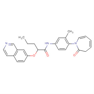 498540-40-2  Pentanamide,N-[4-(hexahydro-2-oxo-1H-azepin-1-yl)-3-methylphenyl]-2-(7-isoquinolinyloxy)-