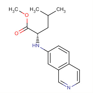 498541-51-8  Leucine, N-7-isoquinolinyl-, methyl ester 498541-51-8  Leucine, N-7-isoquinolinyl-, methyl ester