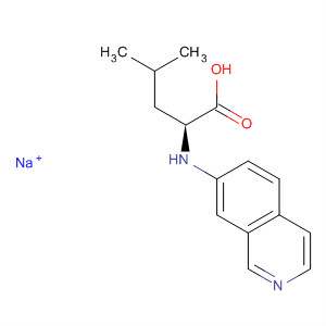 498541-53-0  Leucine, N-7-isoquinolinyl-, monosodium salt 498541-53-0  Leucine, N-7-isoquinolinyl-, monosodium salt
