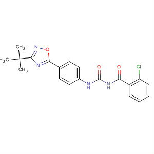 498547-82-3  Benzamide,2-chloro-N-[[[4-[3-(1,1-dimethylethyl)-1,2,4-oxadiazol-5-yl]phenyl]amino]carbonyl]-