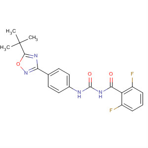 498547-85-6  Benzamide,N-[[[4-[5-(1,1-dimethylethyl)-1,2,4-oxadiazol-3-yl]phenyl]amino]carbonyl]-2,6-difluoro-