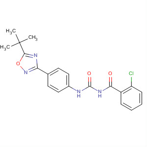 498547-86-7  Benzamide,2-chloro-N-[[[4-[5-(1,1-dimethylethyl)-1,2,4-oxadiazol-3-yl]phenyl]amino]carbonyl]-