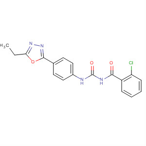 498547-89-0  Benzamide,2-chloro-N-[[[4-(5-ethyl-1,3,4-oxadiazol-2-yl)phenyl]amino]carbonyl]-